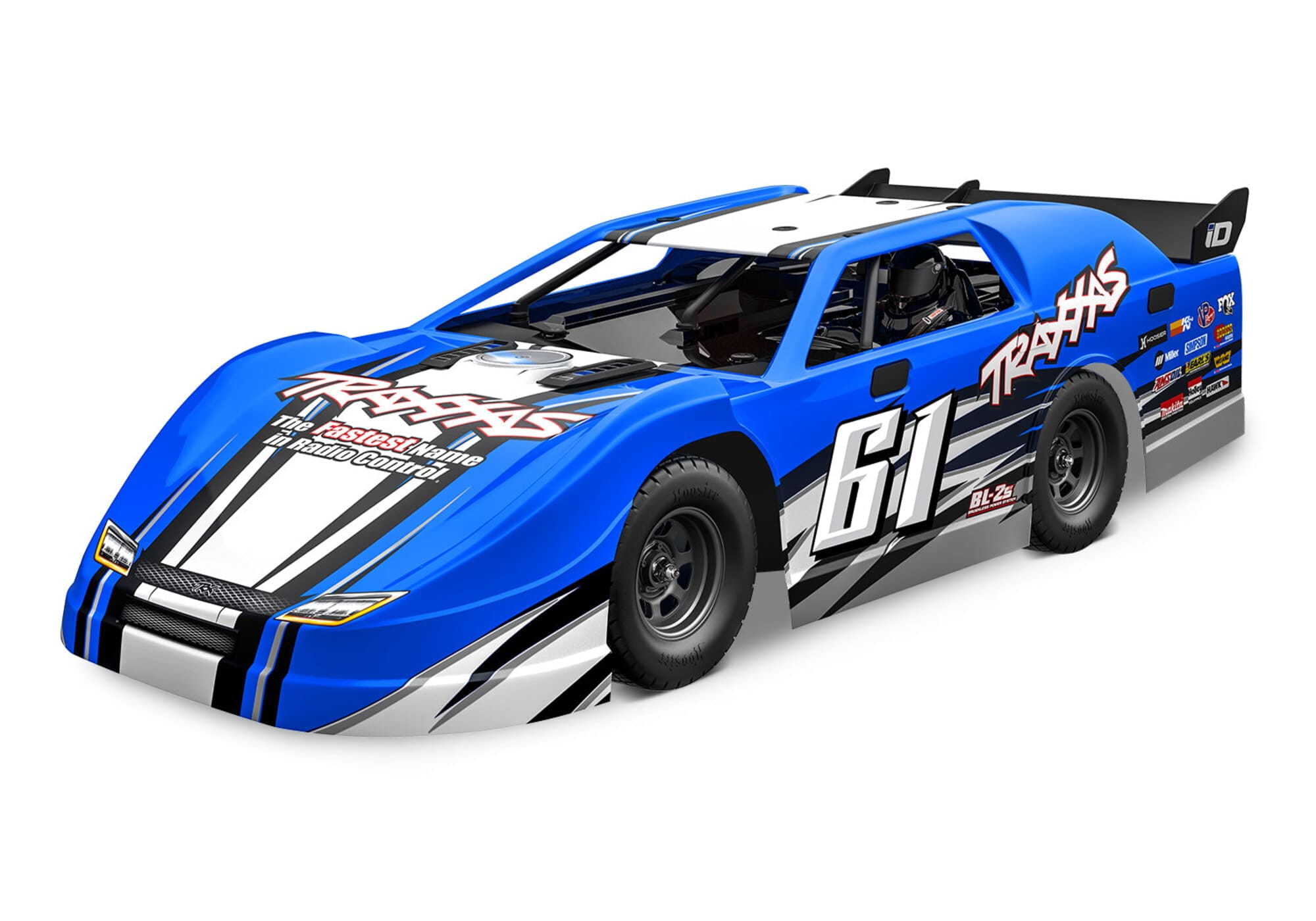 Traxxas Slash Late Model BL-2s Dirt Oval 1-10 Blau