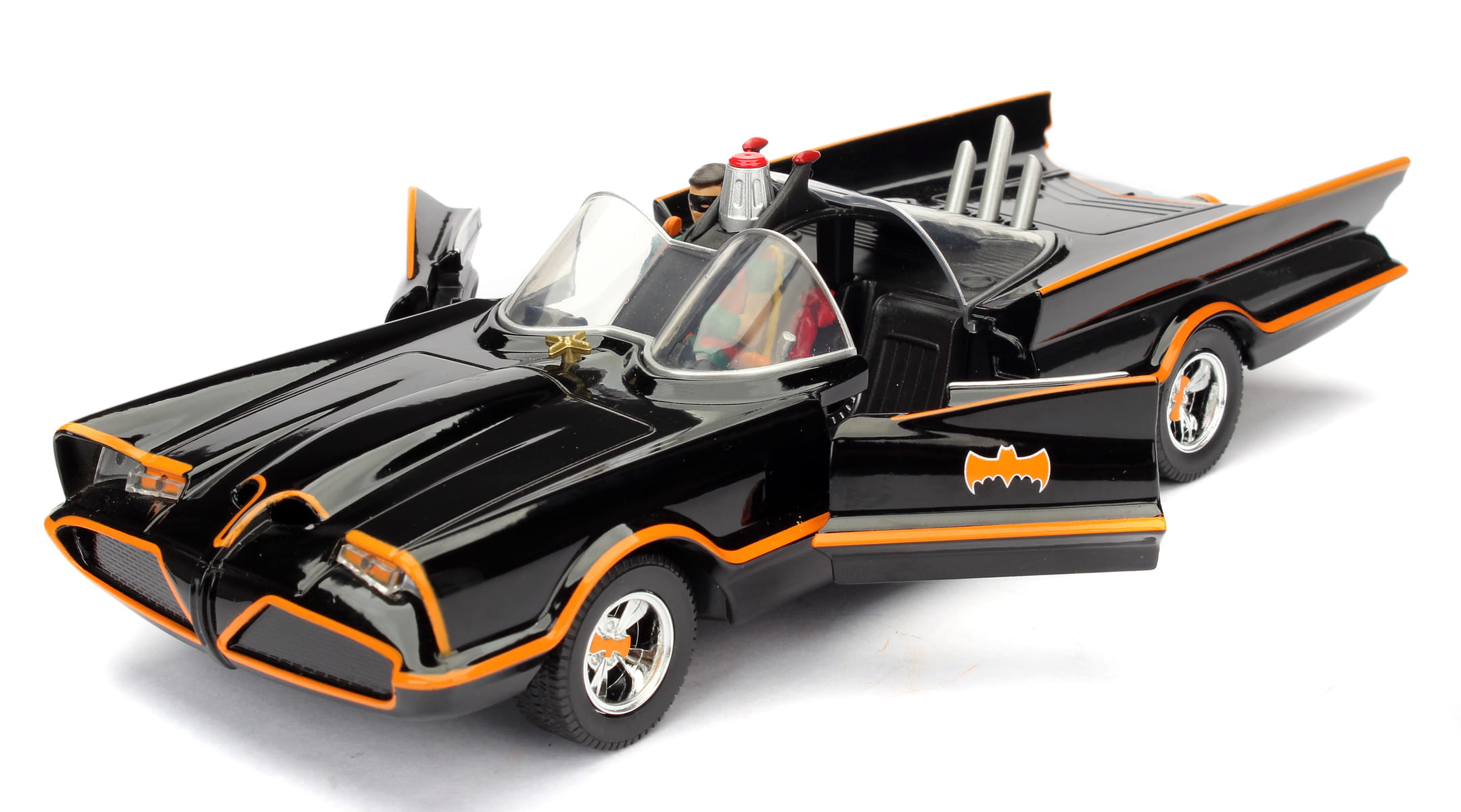 Jadatoys Modellauto Batman 1966 Classic Batmobile 1:24 Jadatoys Modellauto Batman 1966 Classic Batmobile 1:24
