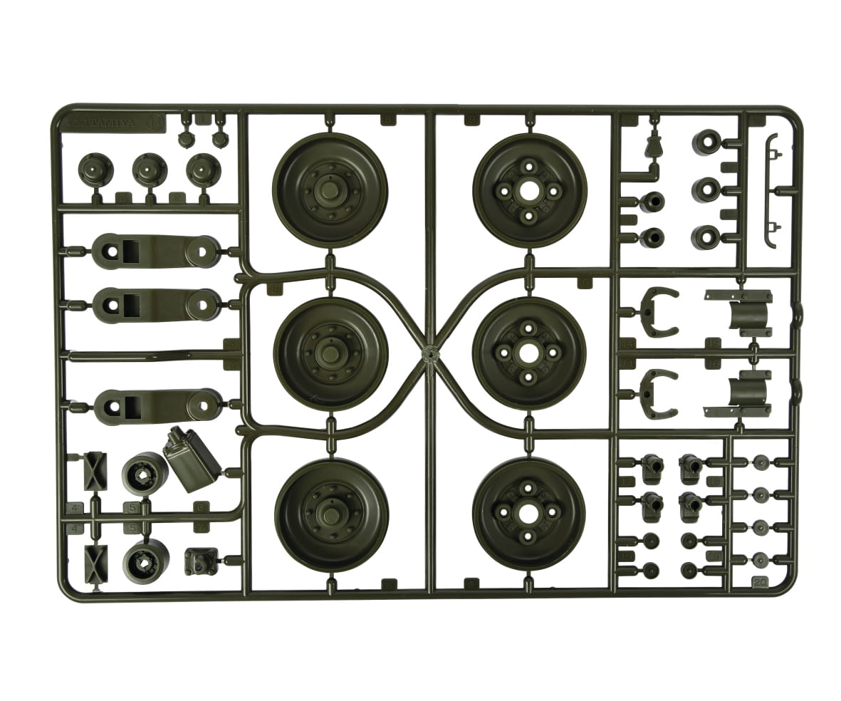 Tamiya B-Teile Schw_Arm_Laufro._1_ LEO2A6 56020 - RC-Zubehoer