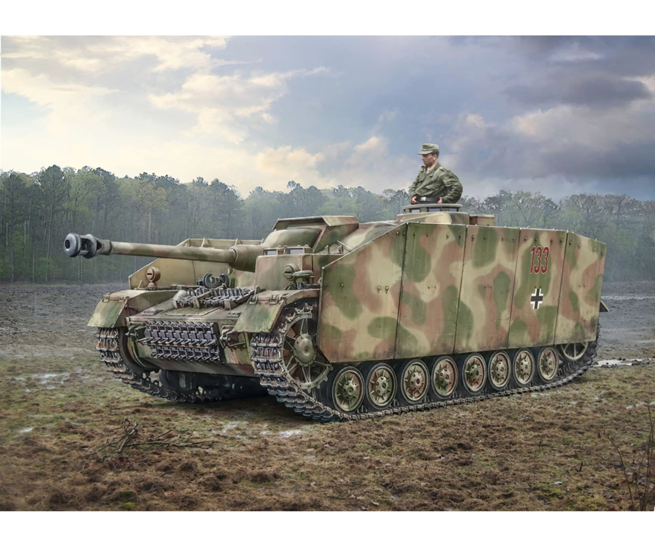 Italeri 1_35 Dt_ Sd_Kfz.167 Sturmgeschuetz IV Plastik Modellbausatz - RC-Zubehoer