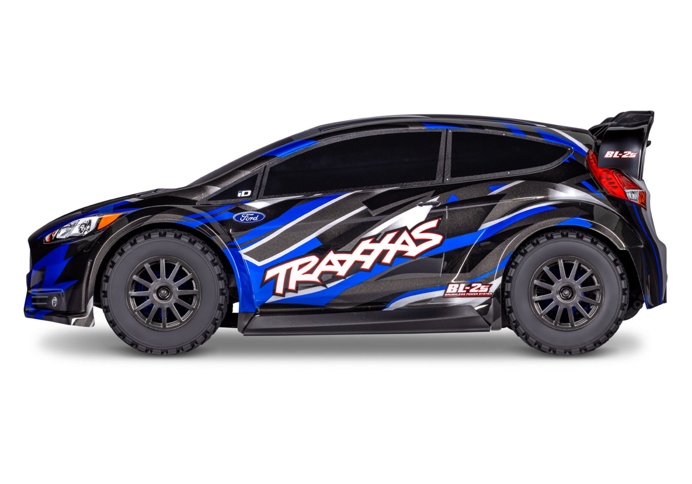 Traxxas RC Ford Fiesta ST 4x4 BL 2S Rally RTR 1-10 blau
