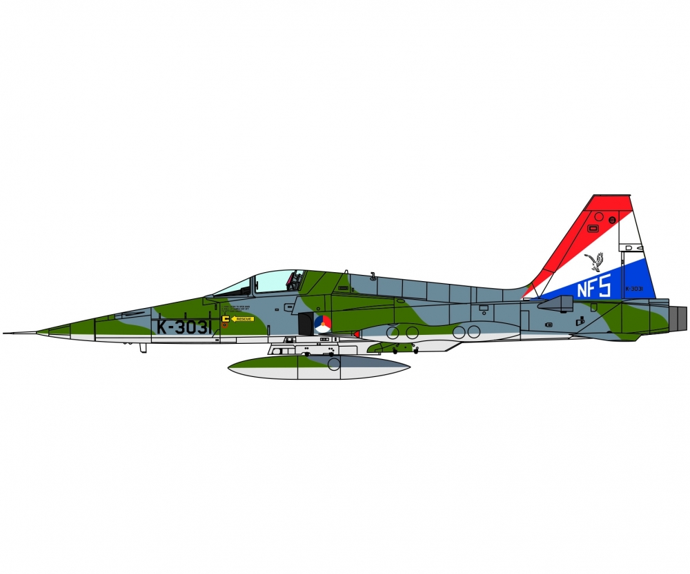 Italeri 1:72 US F-5A Freedom Fighter Jet Flugzeug