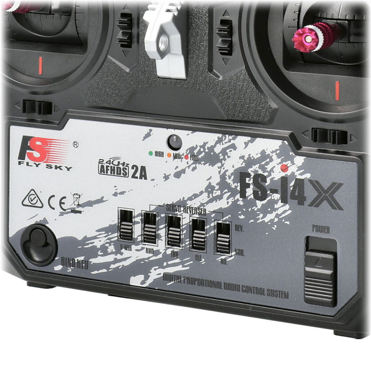 Flysky i4X Fernsteuerung Sender mit 4 Kanal Empfaenger - RC-Zubehoer