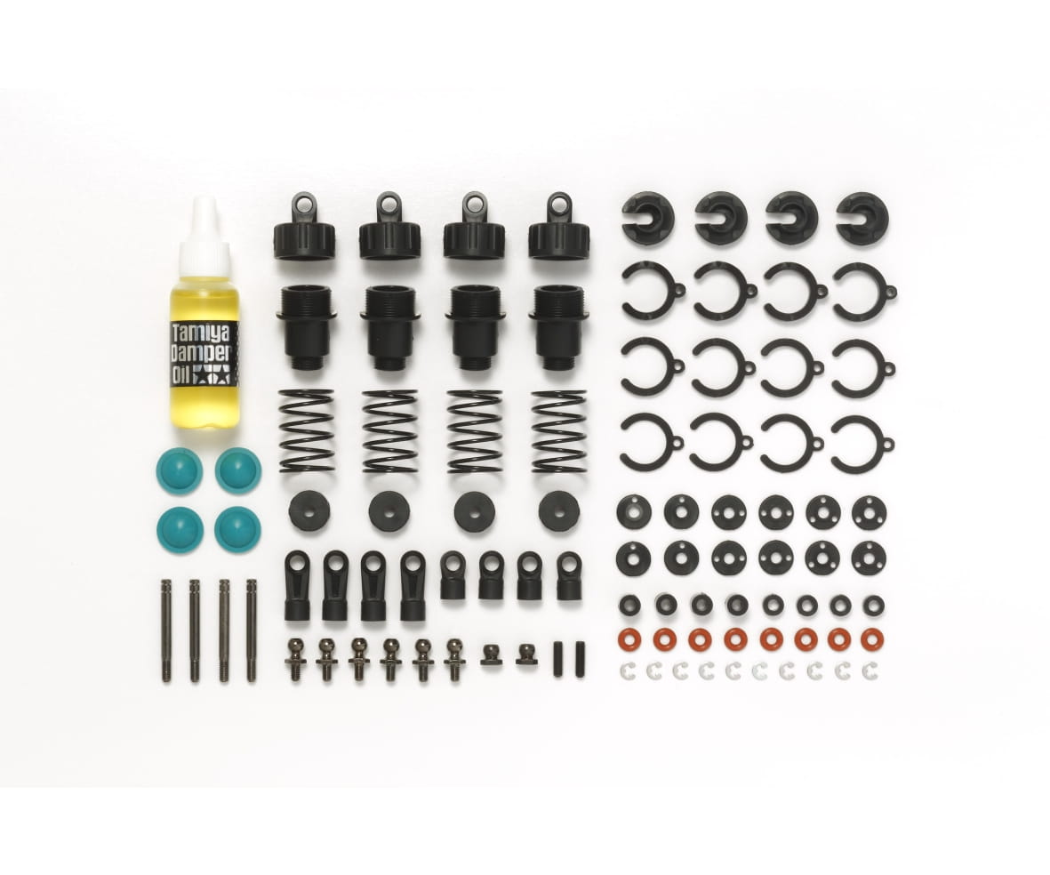 Tamiya TT-02, TT-02B, TT-01 CVA Super Mini Dämpfer-Set kurz (4) Tamiya TT-02, TT-02B, TT-01 CVA Super Mini Dämpfer-Set kurz (4)