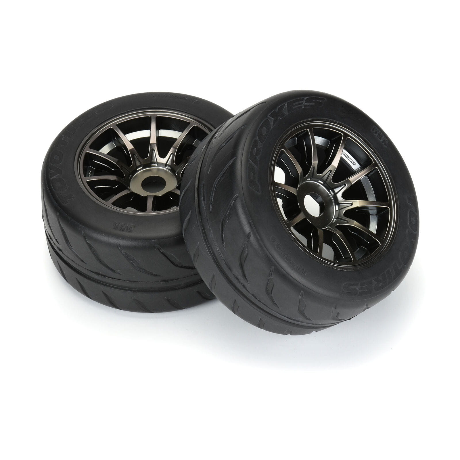 Proline Tourenwagen Reifen 1:7 Toyo Prxs R888R S3 Rr 2.9 BLTD MTD Spectre Gunmatel 2St.