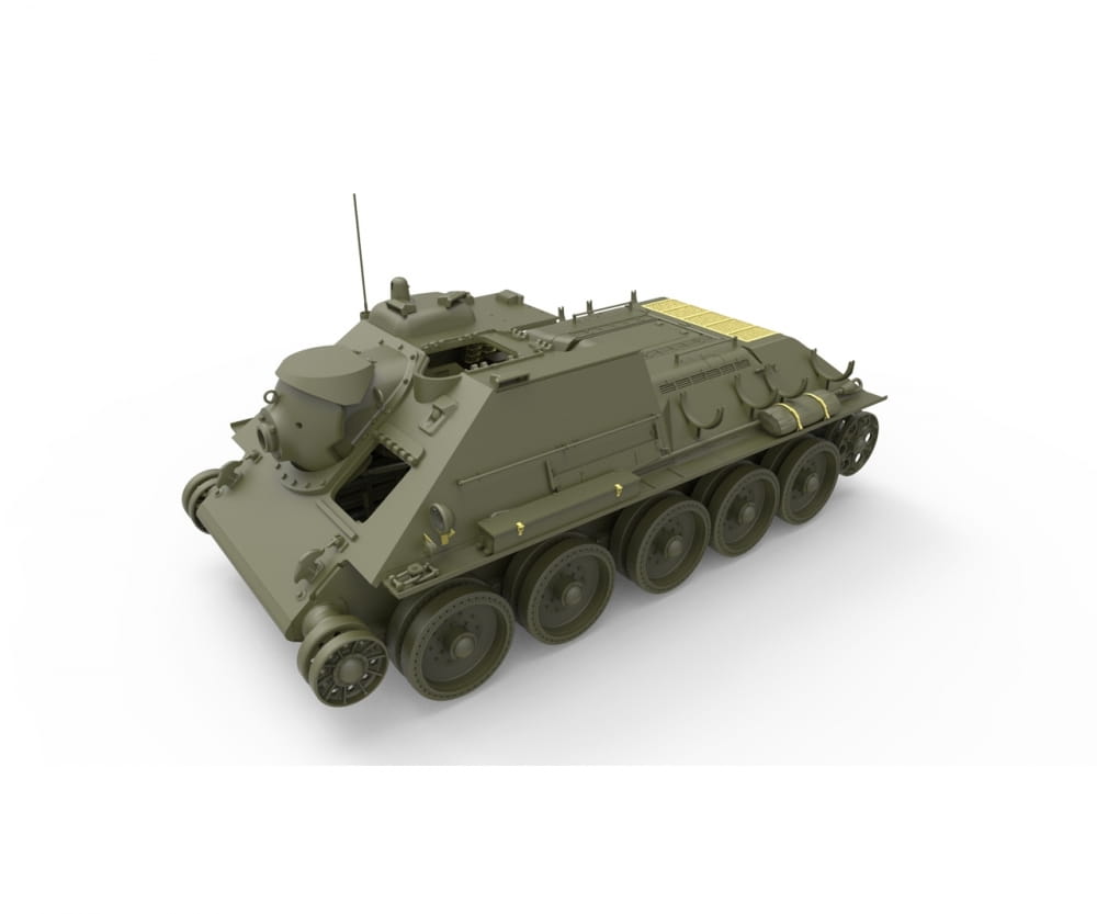 Plastikmodellbau von Miniart 1-35 su 85 mod 1943 mit prod inter