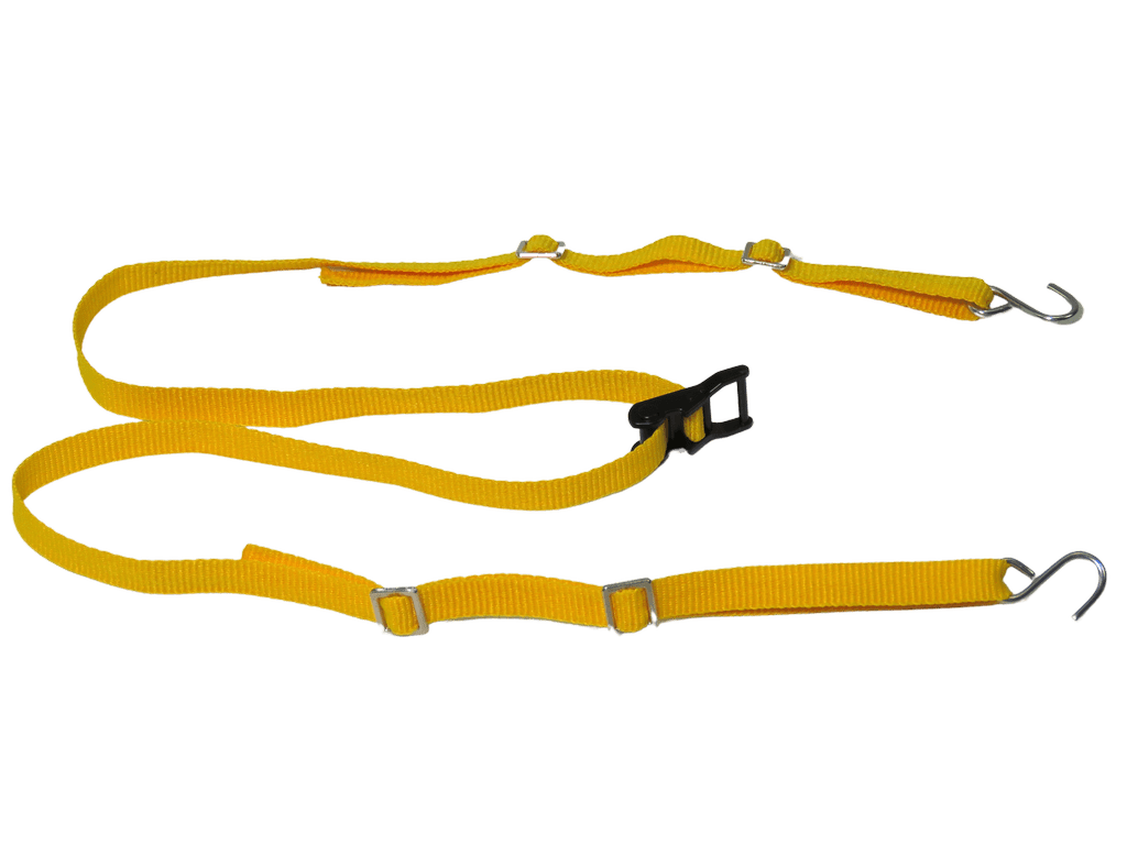Thicon Verzurrgurt/Spanngurt Textil in gelb mit Metall-Spanner