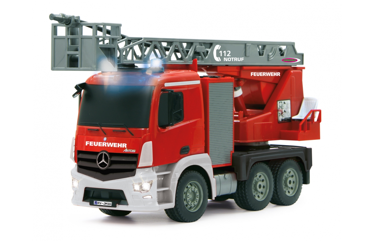 Jamara RC Feuerwehr Drehleiter 1:20 Mercedes Antos 2,4Ghz