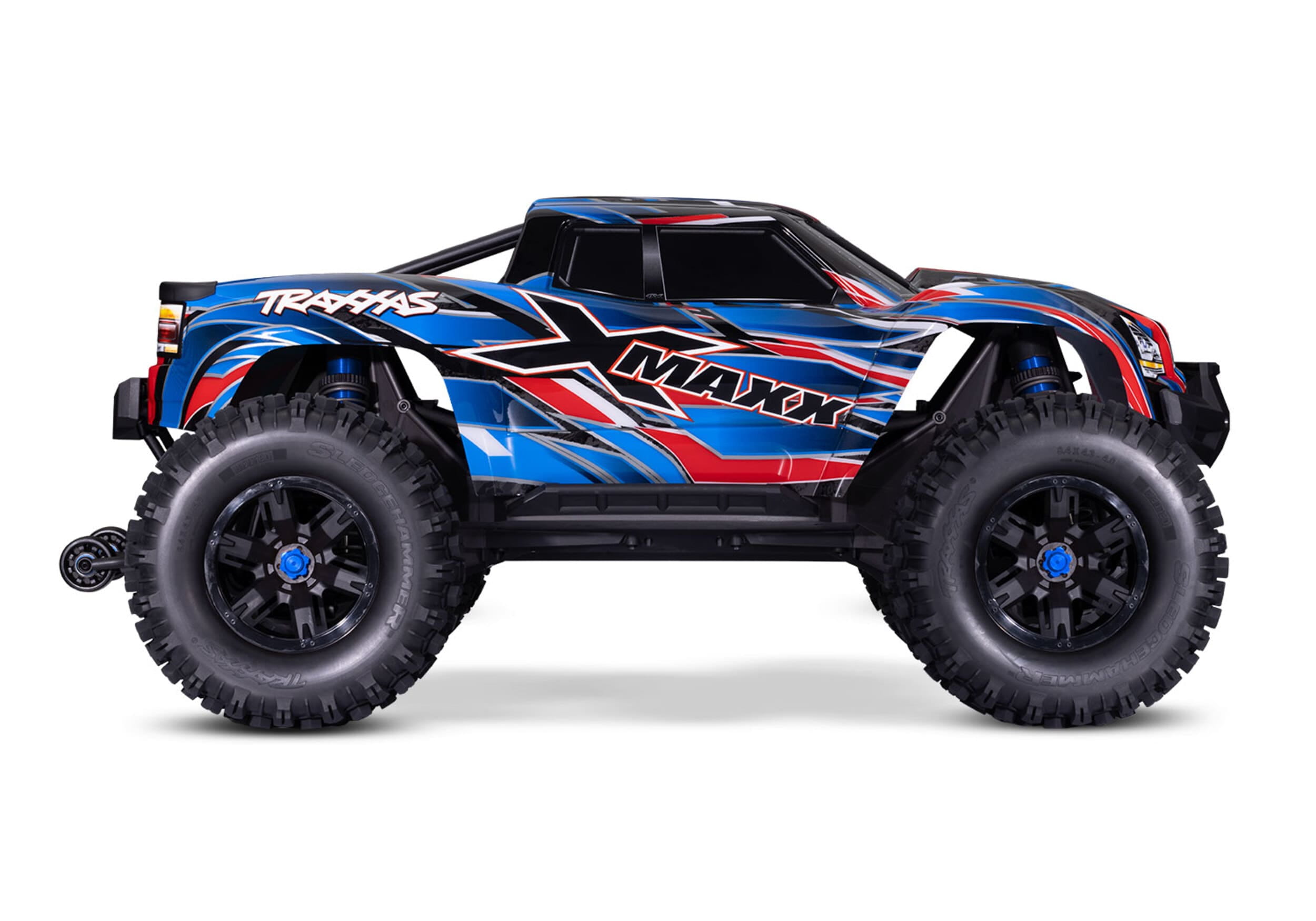 Traxxas XMaxx Monstertruck Belted Edition 1_7 Blau fertigmodell Traxxas X-Maxx Monstertruck Belted 1_7 RTR Blau