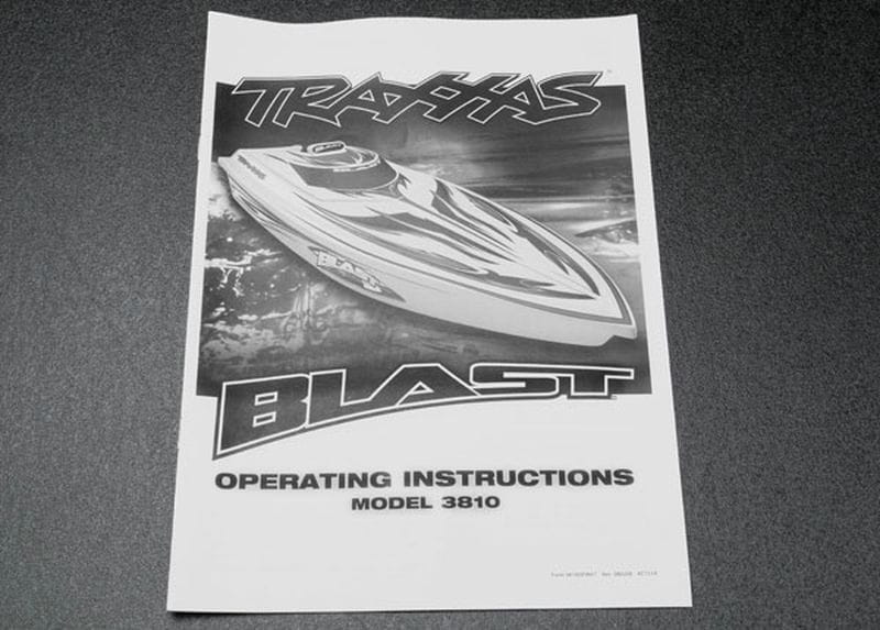 Traxxas OWNERS MANUAL_ BLAST - RC-Zubehoer