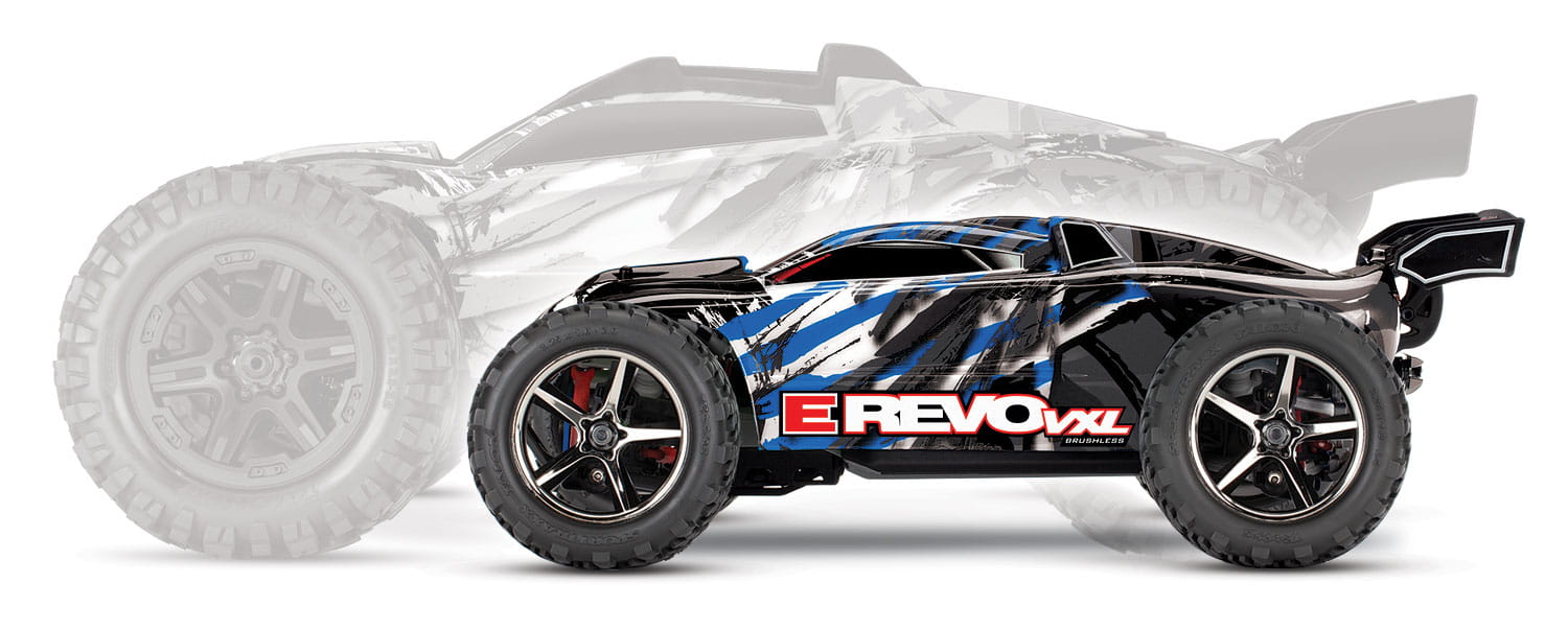 Traxxas E-Revo 4x4 VXL Racing Truck 1:16 RTR blau