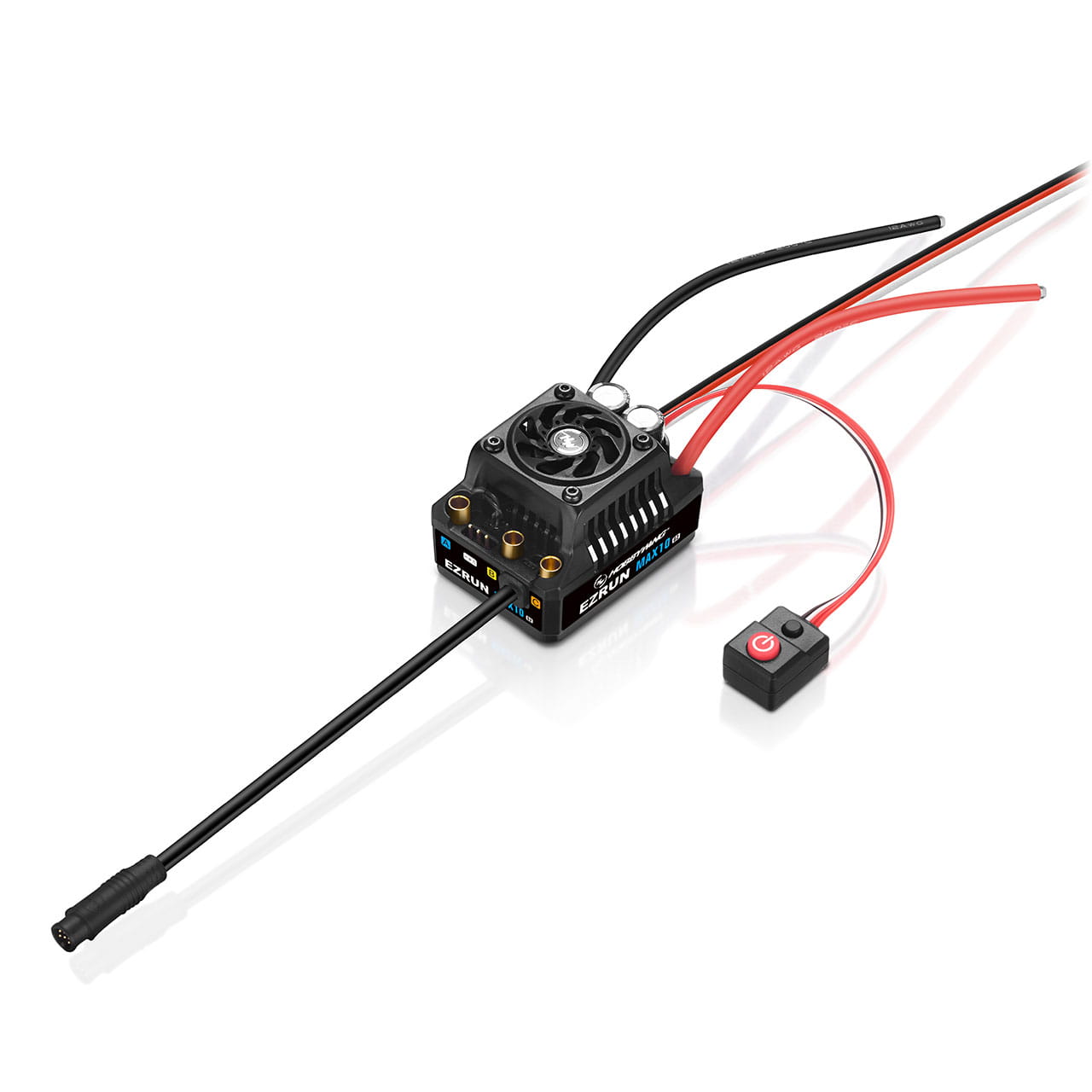 Hobbywing Regler Ezrun MAX10 G2 80A Combo mit 3652SD-3300kV 3,175 Welle