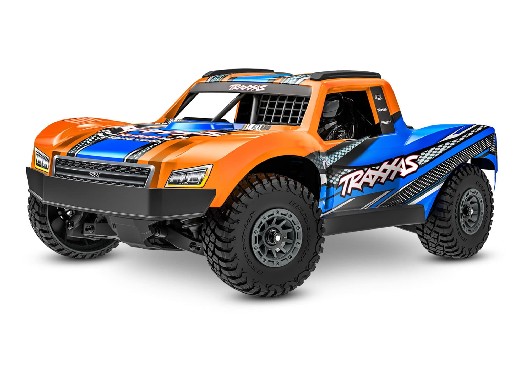 Traxxas Mini-Slash BL-2S 4x4 Orange Short Course RTR Brushless Traxxas Mini-Slash BL-2S 4x4 Orange Short Course RC Truck mit Akku und Ladegeraet