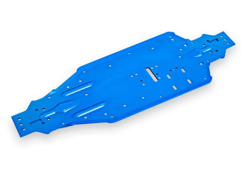 Traxxas Chassis Alu blau eloxiert - RC-Zubehoer