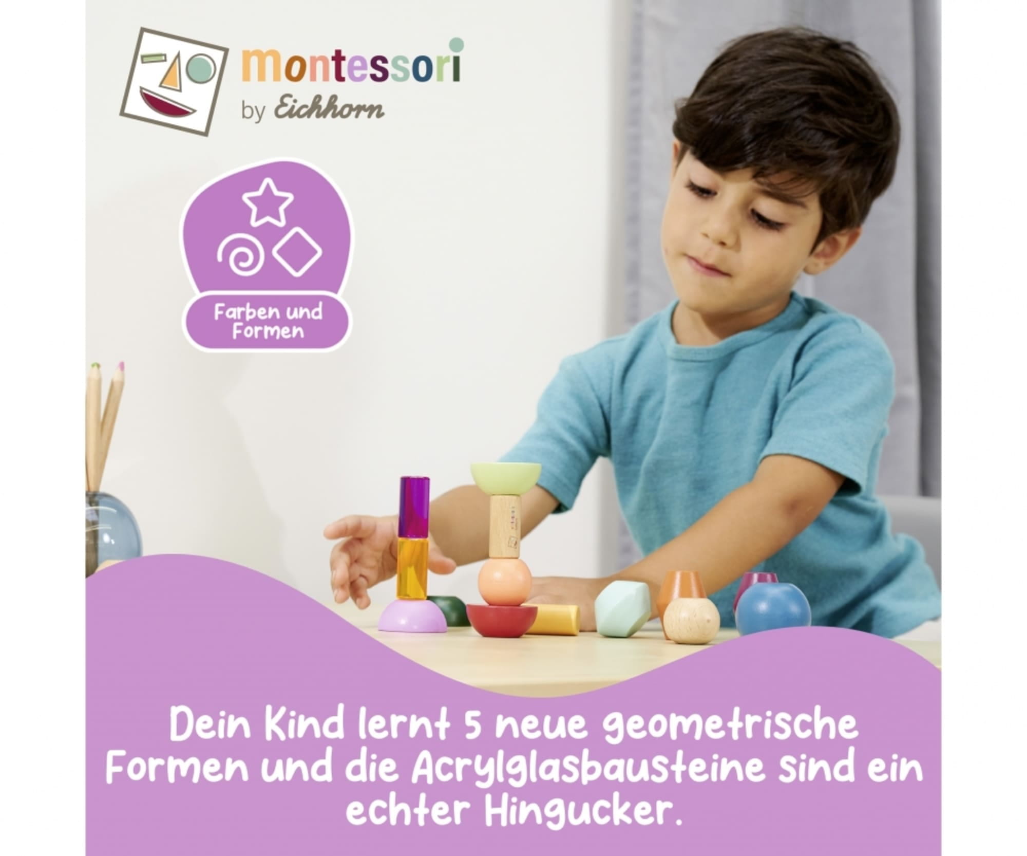 Eichhorn Montessori Stapelperlen
