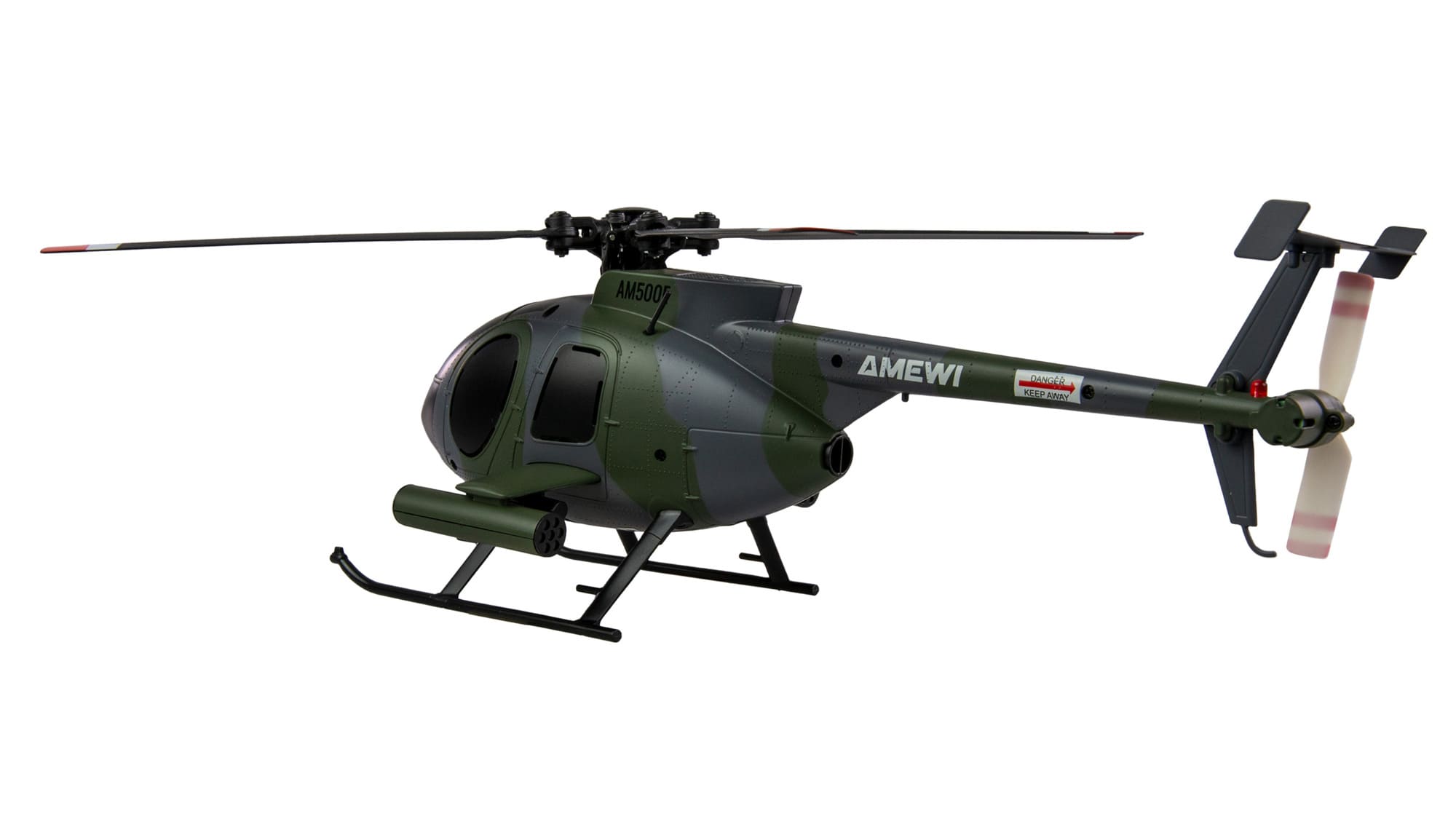Amewi Hughes MD500 Helikopter Militaer grau