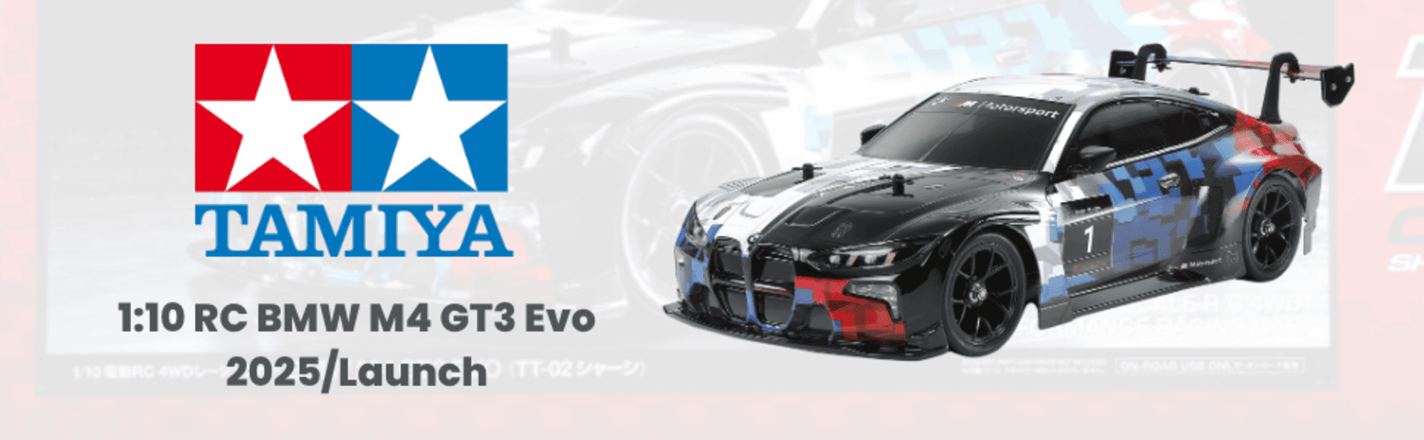 Tamiya BMW M4 GT3 EVO TT-02 RC 1_10 Bausatz