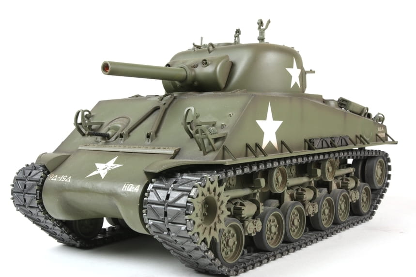 Tamiya RC US Panzer Sherman M4 Full Option 1-16 Tamiya RC US Panzer Sherman M4 Full Option