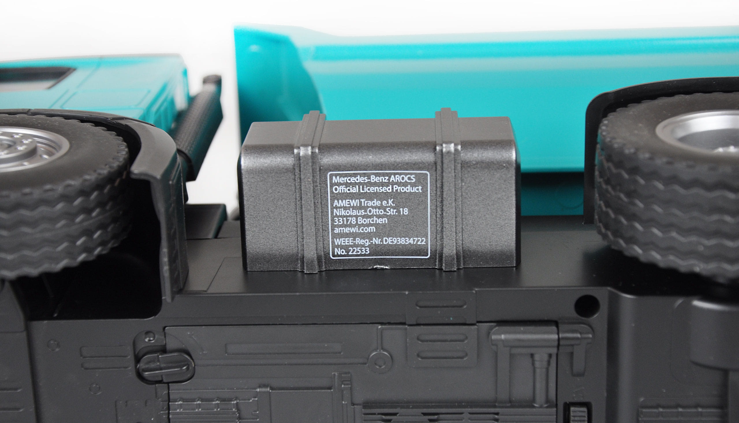 Amewi RC Mercedes-Benz Arocs Kipper PRO 1_14 - Metall Petrol Amewi RC Mercedes-Benz Arocs Kipper PRO 1_14 RTR Metall Petrol