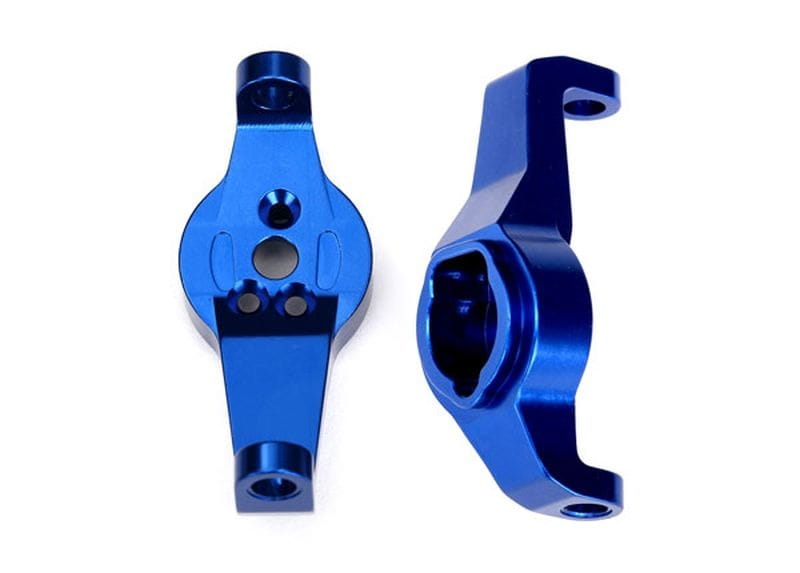 Traxxas Caster blocks Alu blau l_r - RC-Zubehoer