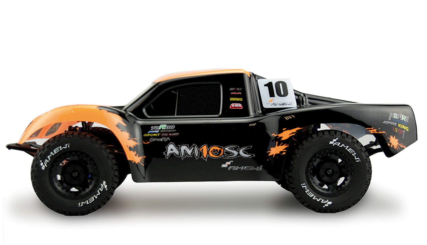 Amewi 1:10 AM10SC V3 Brushless 5200KV Short Course Truck orange / schwarz