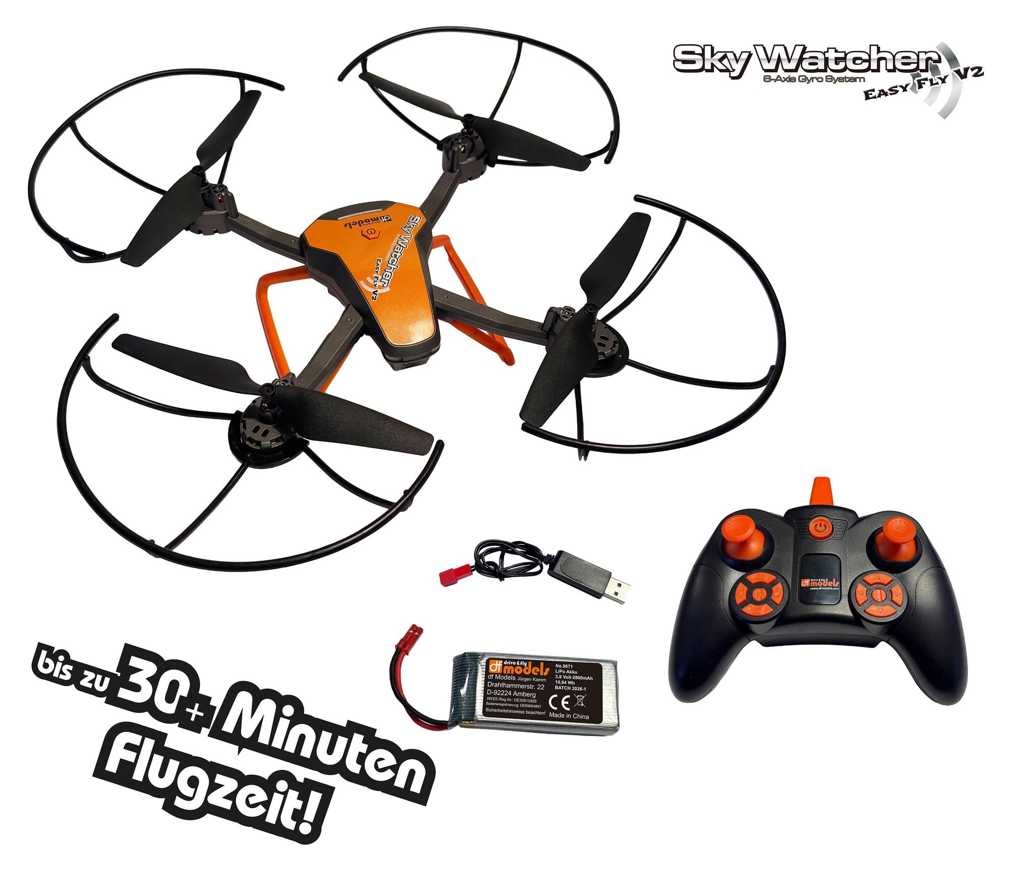 DF Models SkyWatcher EasyFly V2 Drohne