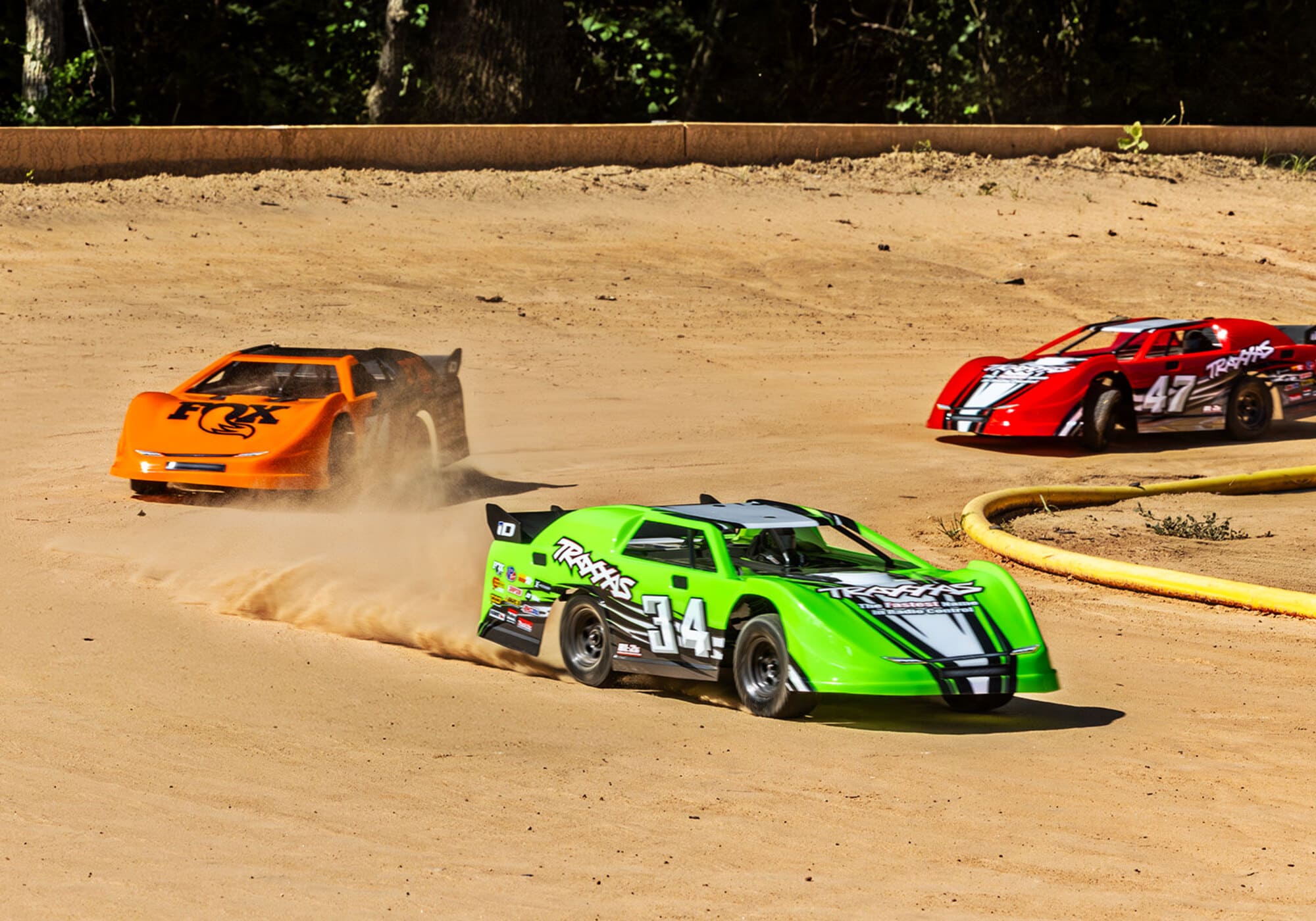 Traxxas Slash Late Model BL-2s Dirt Oval 1-10 Gruen