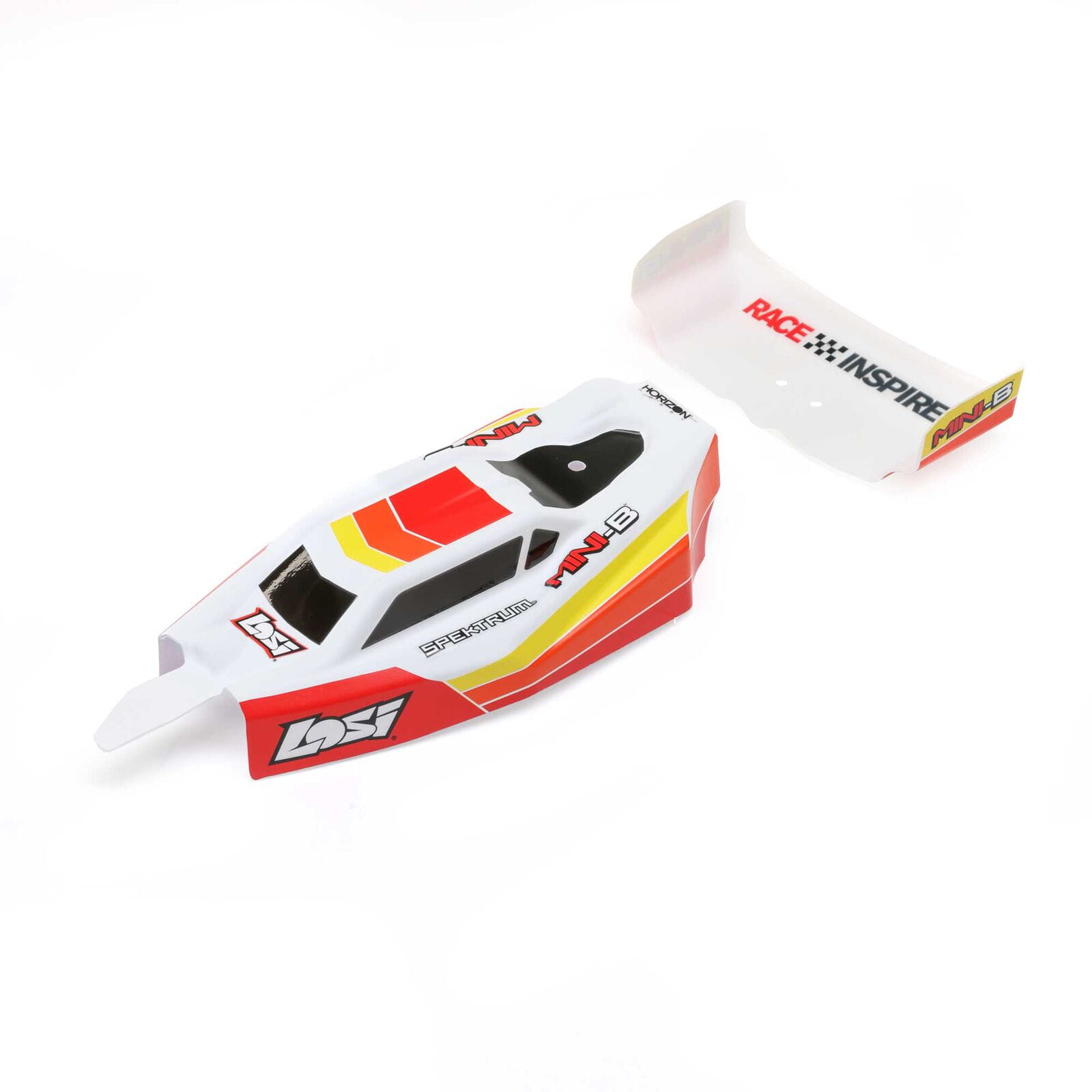 Losi Karosserie und Flügel Red: Mini-B BL