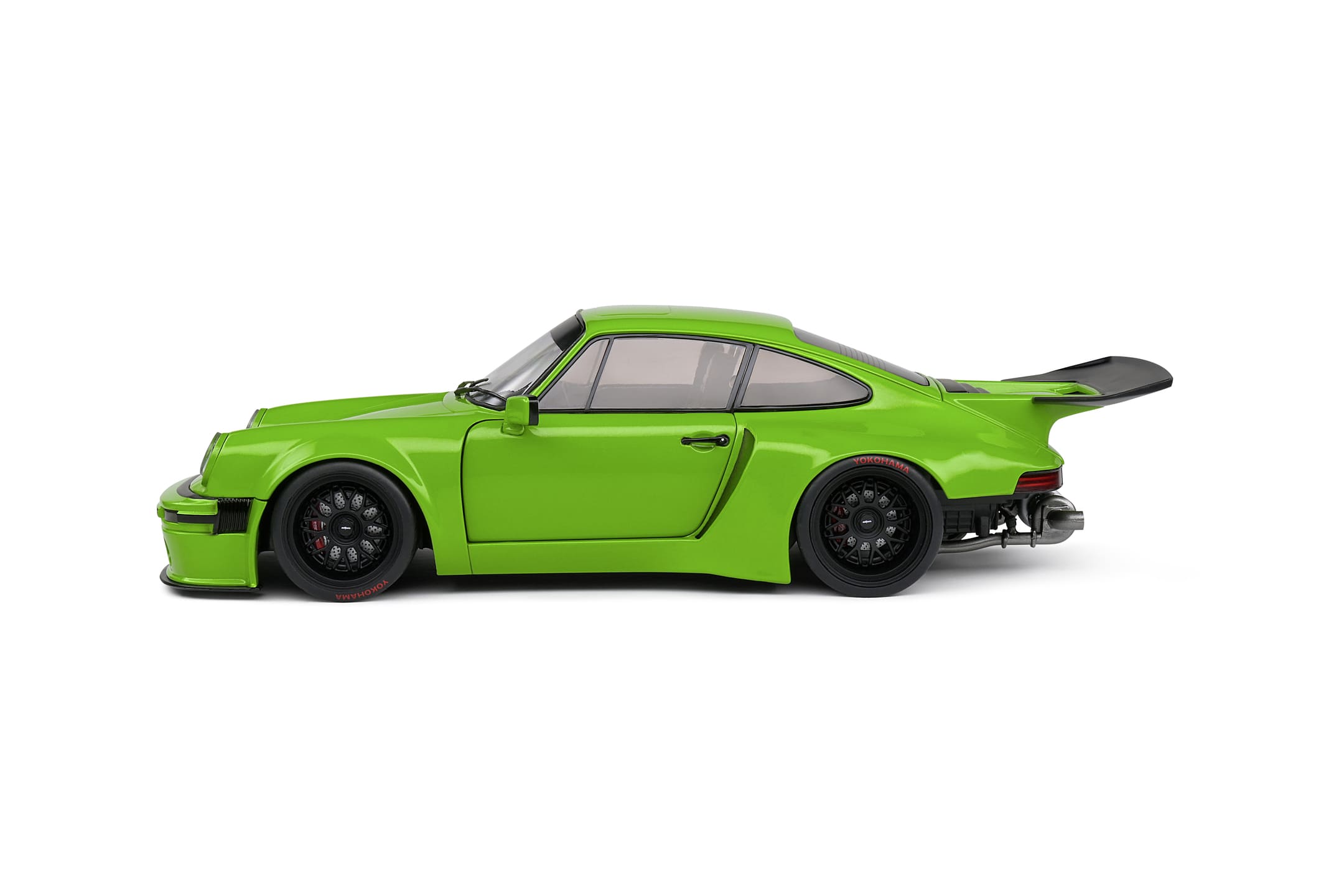 Solido 1_18 Porsche KS-R 2022 Modellauto gruen - Detailgetreue Nachbildung mit Oeffnungstueren
