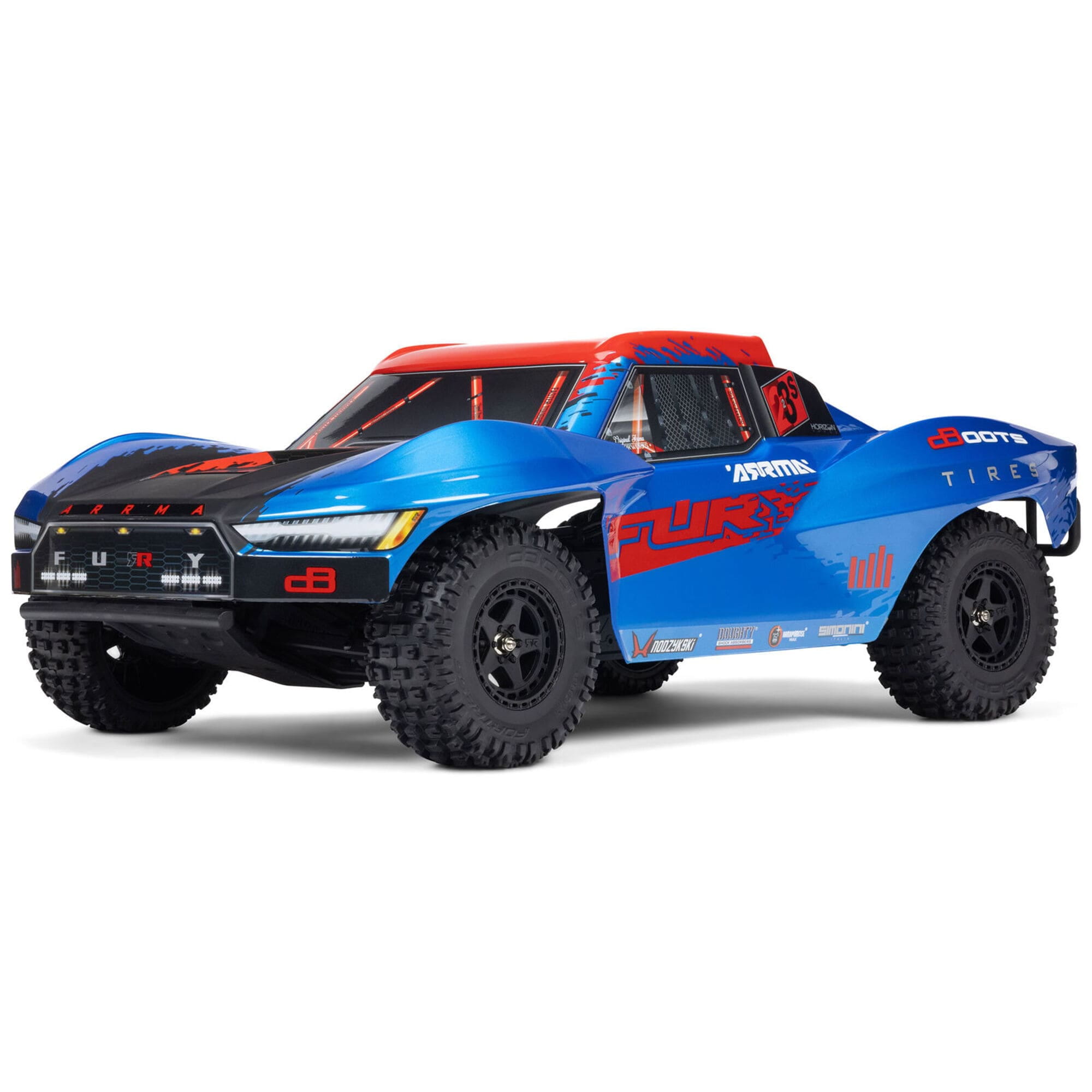 Arrma 1_10 FURY 223S DSC 2WD RTR Brushless Short Course Truck Blau - Ersatzteil Arrma 1_10 FURY 223S DSC 2WD RTR Brushless Short Course Truck Blau Ersatzteil