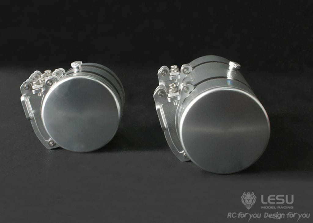 Lesu 1_14 US-Kraftstofftank rund 50mm lang - RC-Zubehoer