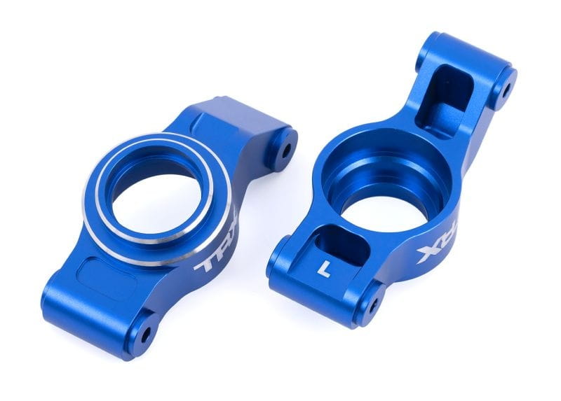 Traxxas Radtraeger fuer Radachsen hinten l_r Alu blau - RC-Zubehoer