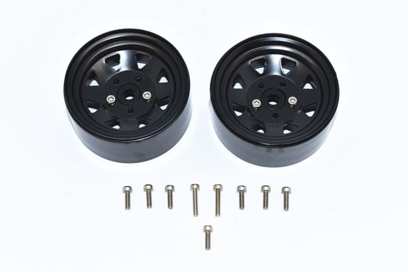 GPM Alu Felge 1.9 schwarz fuer Traxxas TRX4 - 6 - RC-Zubehoer