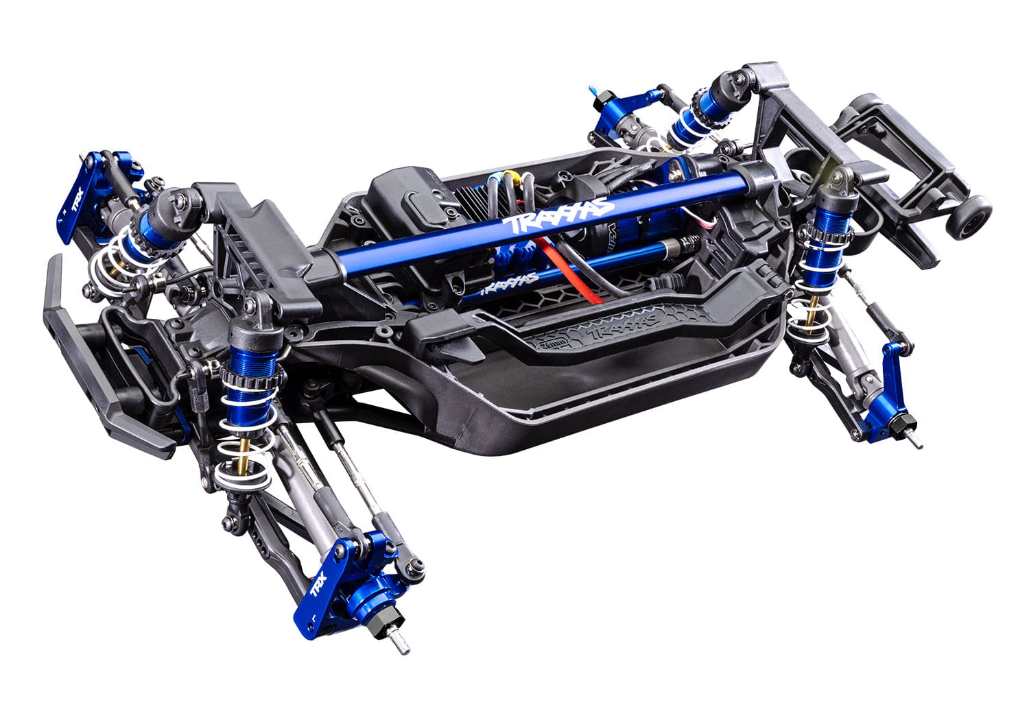 Traxxas Rustler 4x4 VXL Ultimate Stadium Truck blau 1_10