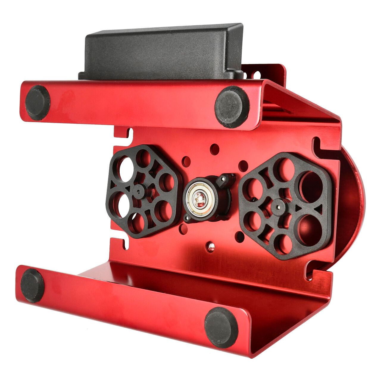 Robitronic Auto Montagestand 1_8 rot _drehbar _ fixierbar_ - RC-Zubehoer