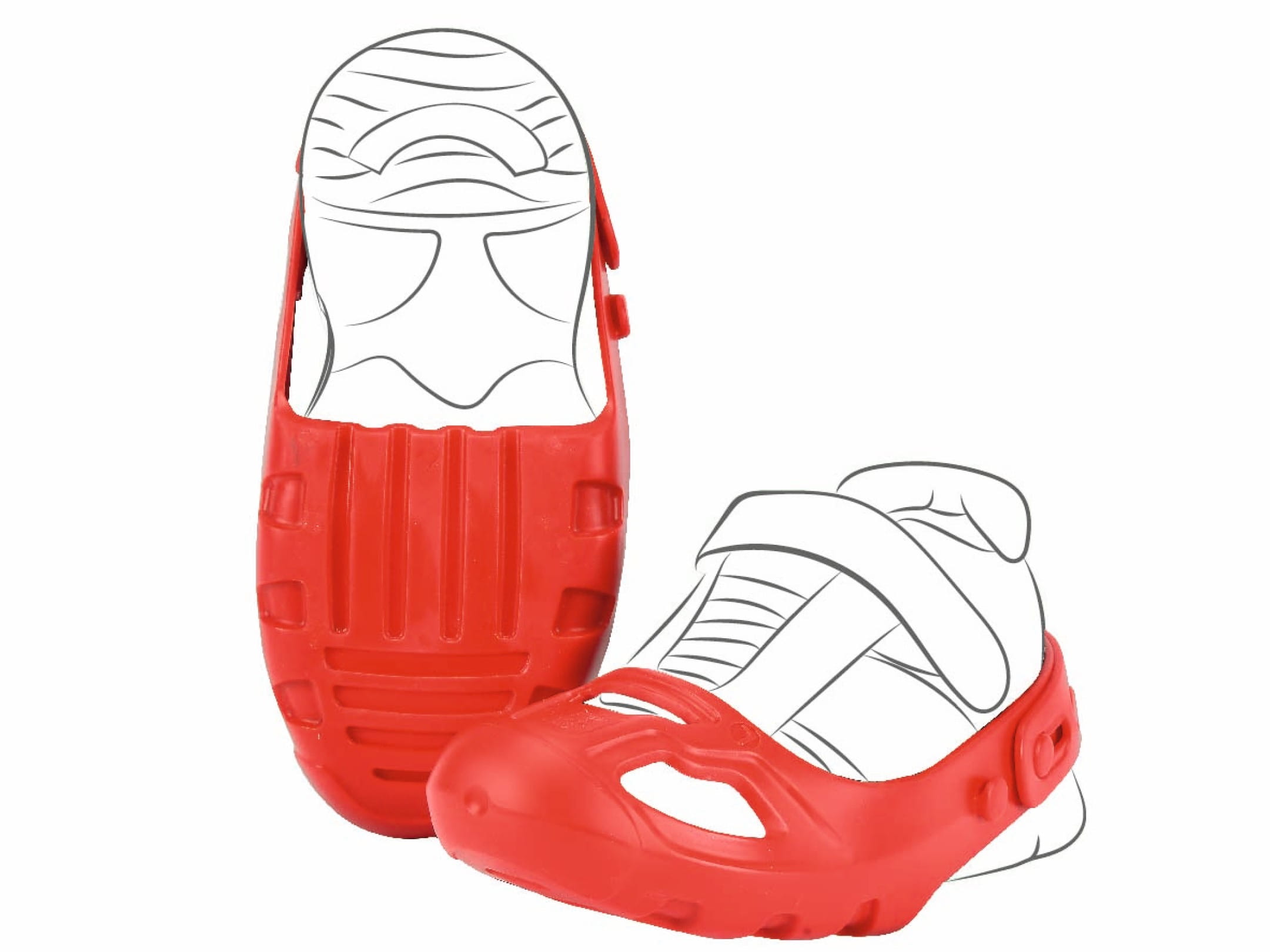 BIG Shoe Care Schuh Schoner Rot 21-27 BIG Shoe Care Schuh Schoner Rot 21-27