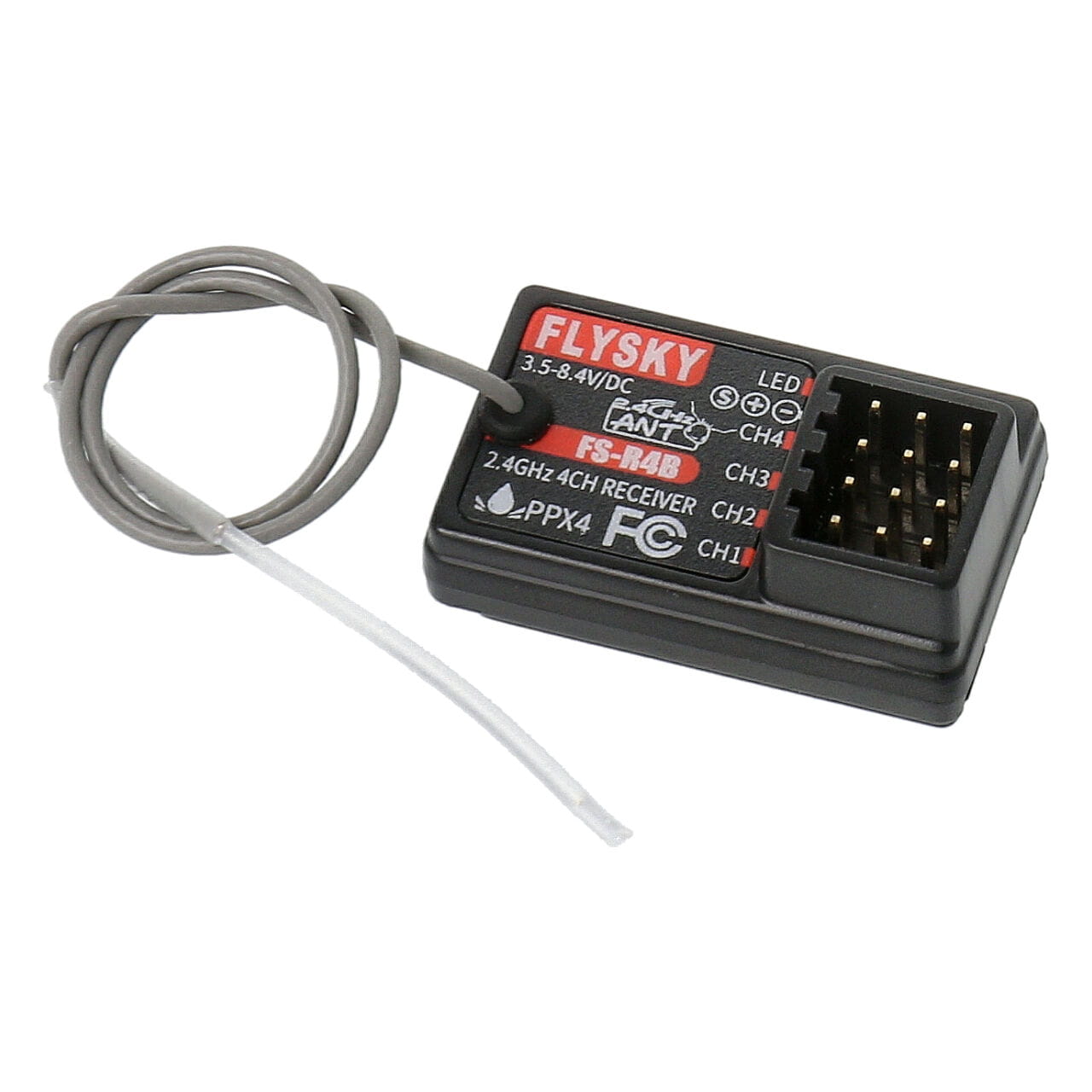 Flysky R4B ANT Empfaenger 4 Kanal - RC-Zubehoer
