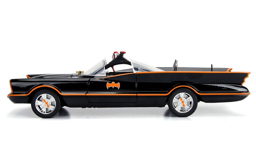 Jadatoys 1:18 Batman 1966 Batmobil Classic TV Serie mit Figur Modellauto