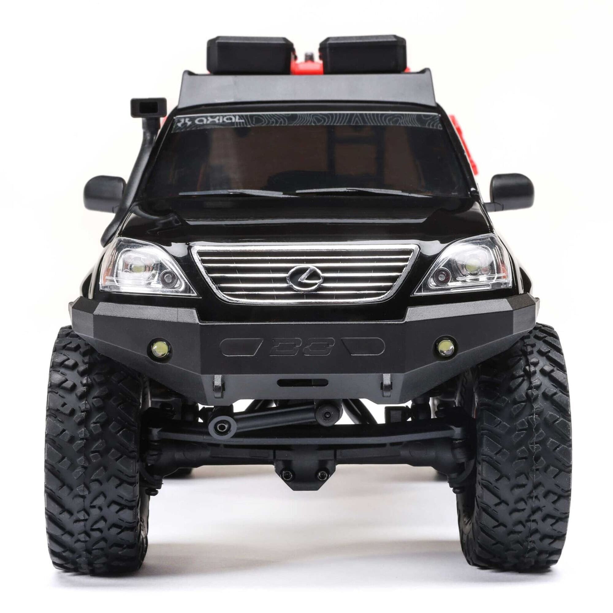 Axial SCX24 Lexus GX 470 1_24 4X4 Crawler RTR Modell mit Akku und Ladegeraet in Schwarz