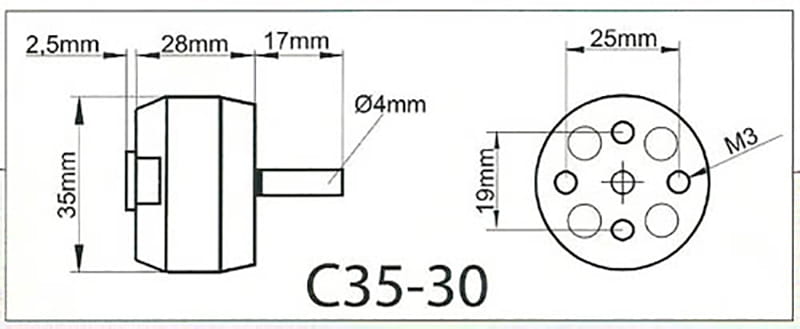 Multiplex ROXXY Brushless Motor BL Outrunner C35-30-1600kV