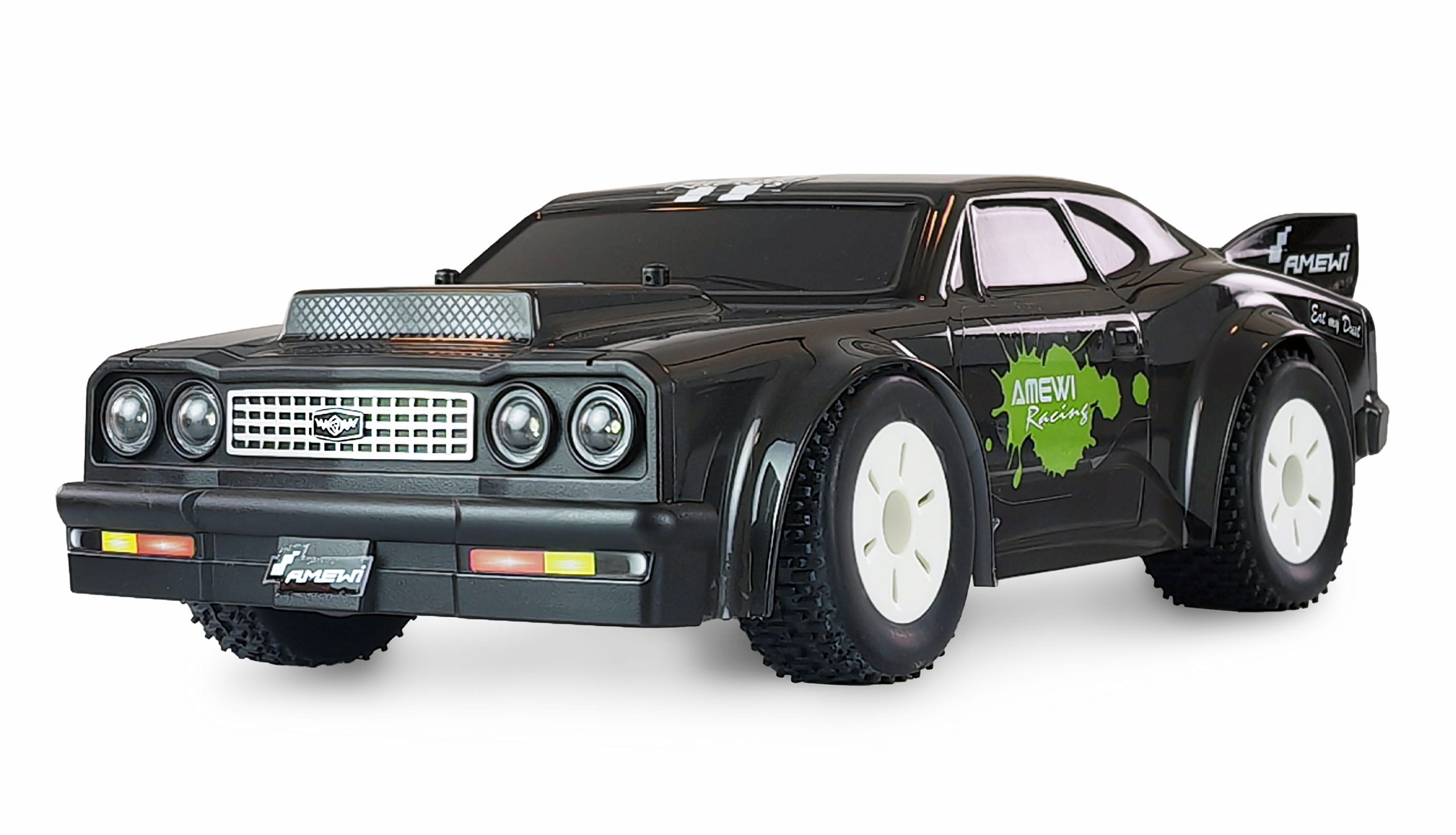 Amewi DR1.6 Drag Racer brushless 4WD 1:16 RTR dunkelgrau
