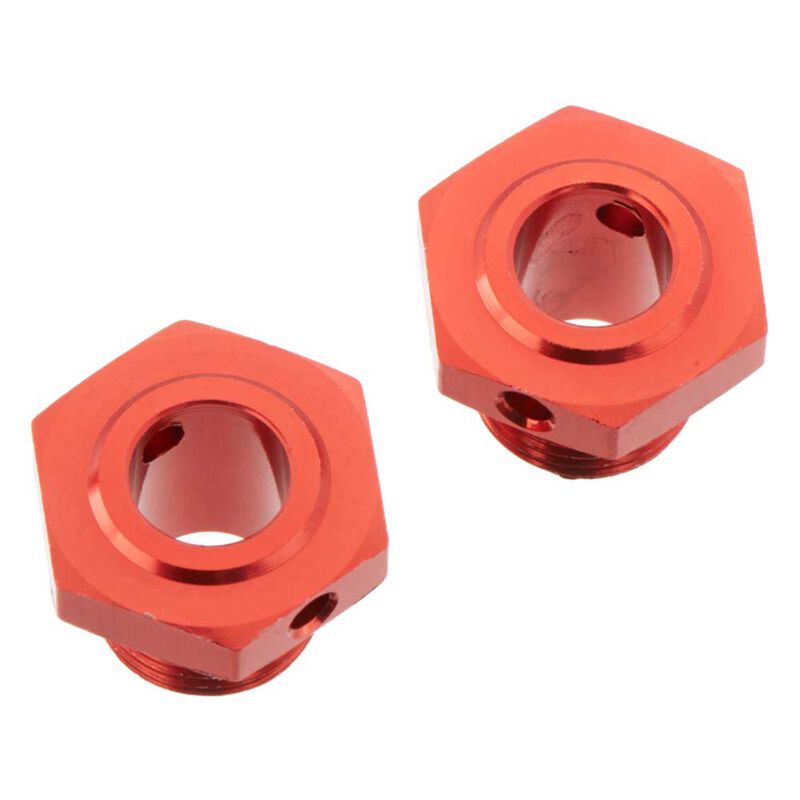 Arrma AR310447 Wheel Hex Aluminum 17mm_13.6mm  Red _2_ - RC-Zubehoer