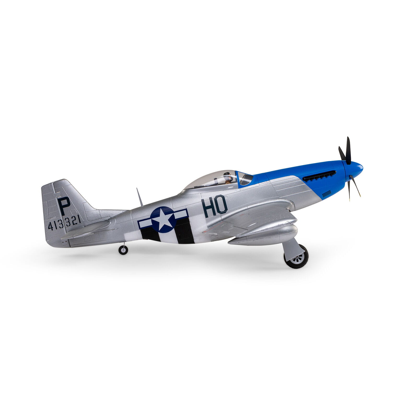 E-flite P-51D Mustang 1.2m BNF Basic mit AS3X und SAFE Select