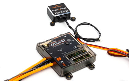 Spektrum AR20410T 20 Kanal Power Safe Telemetrie Empfänger Synapse, AS3x + modul Spektrum AR20410T 20 Kanal Power Safe Telemetrie Empfänger Synapse, AS3x + modul
