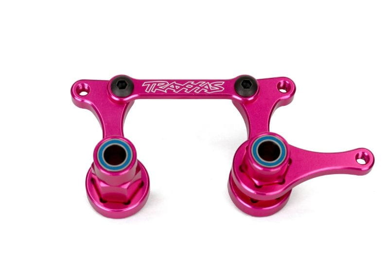 Traxxas Lenkungsteile Alu pink - RC-Zubehoer