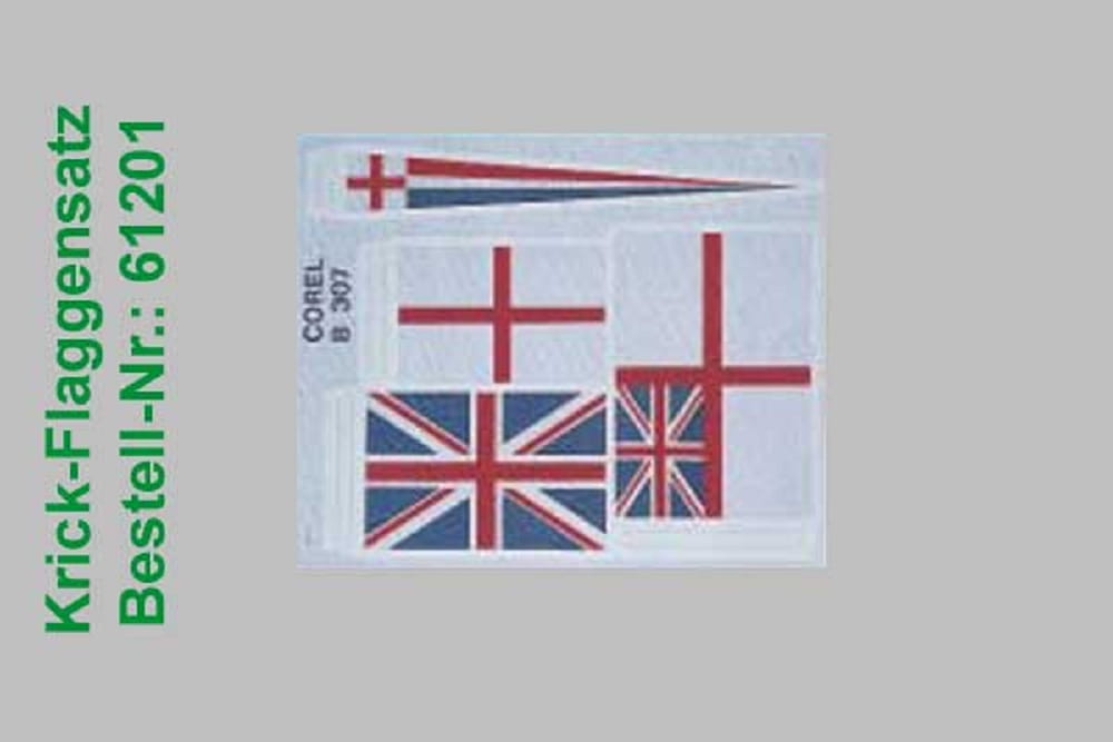 Krick Flaggensatz Victory/Unic.Endea Krick Flaggensatz Victory_Unic.Endea - RC-Zubehoer