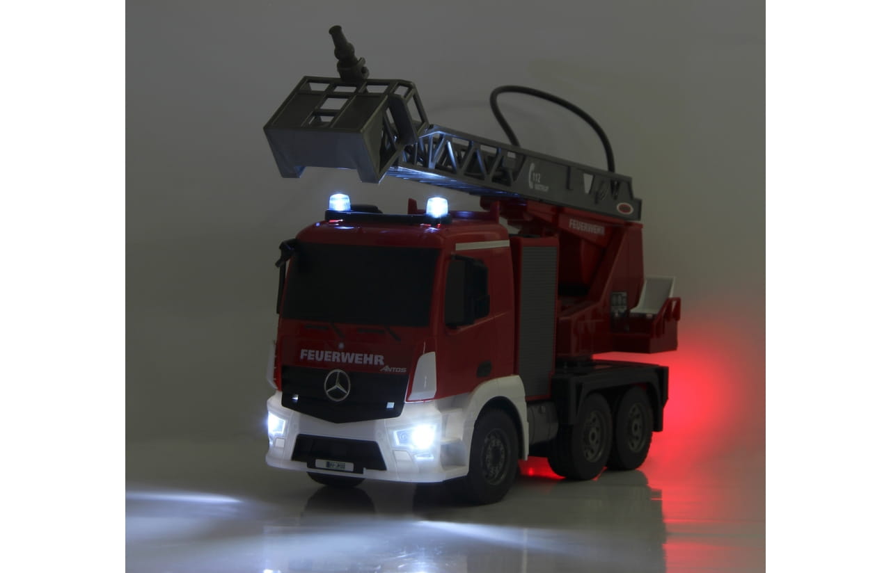 Jamara RC Feuerwehr Drehleiter 1:20 Mercedes Antos 2,4Ghz