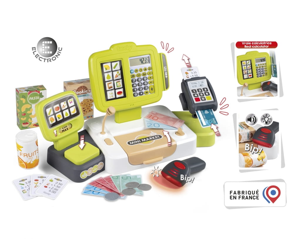 Smoby Elektronische Supermarktkasse XL