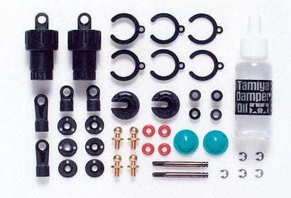 Tamiya Tuning Öldruckstoßdämpfer extra kurz (2) Tamiya Tuning Öldruckstoßdämpfer extra kurz (2)