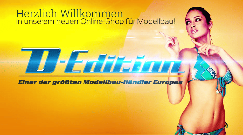 D-Edition Herzlich Willkomen Shop Banner d-edition wilkommens banner startseite onlineshop